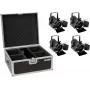 Projetor EUROLITE THA-20PC TRC 4x 20W — projetor de teatro LED com 4×20W módulos RGB ou luz branca