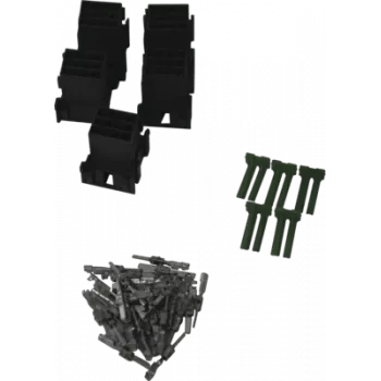 Conector de alimentação diversos FMS C137 — 6 contactos, conjunto de 5 unid., cinzento