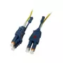 Cabo de patch de fibra ótica 2 fibras 5 m LC-LC 9/125 µm OS2 Uniboot rotativo Push/Pull AD 2 mm - cabo - fibra monomodo (S215530)