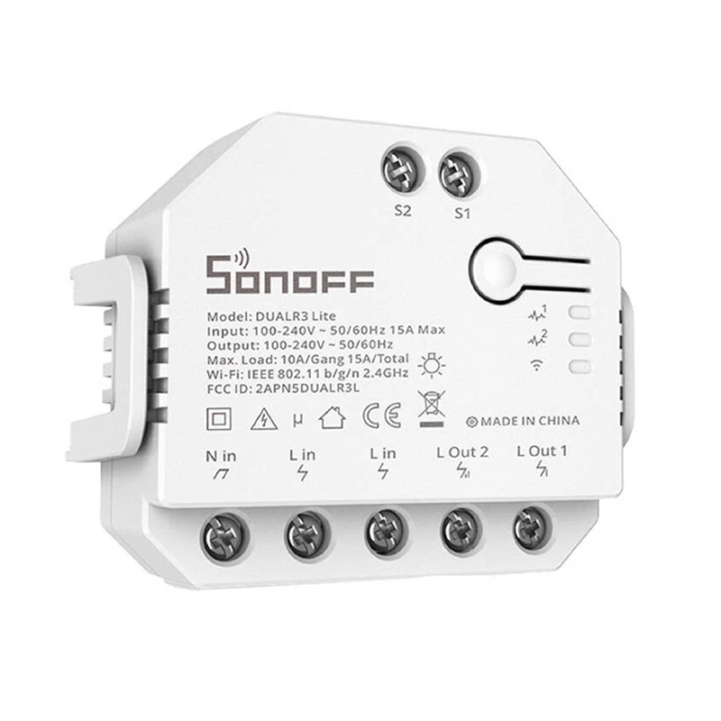 Interruptor inteligente Sonoff Dual R3 Lite