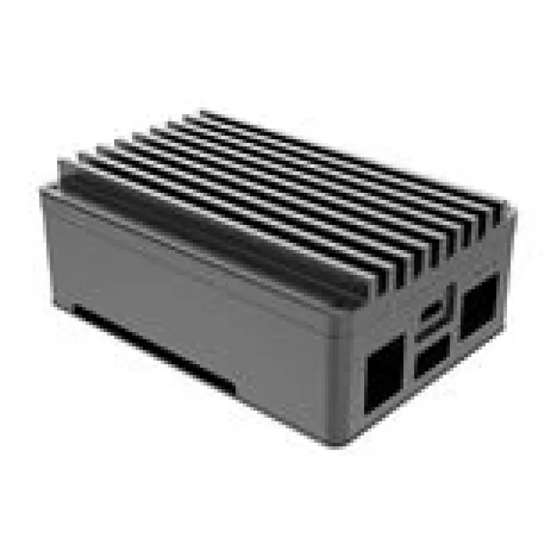 Akasa Skyline 3 Pro caixa de alumínio sem ventoinha para Asus Tinker Board 3/3s, preto