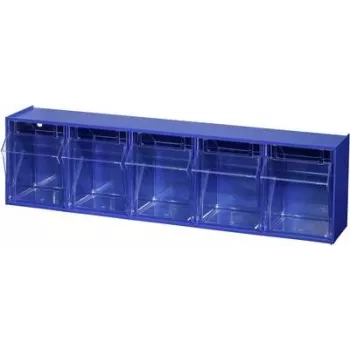 Caixa de arrumação Allit VarioPlus ProFlip 464430 — 600×165×135 mm, azul