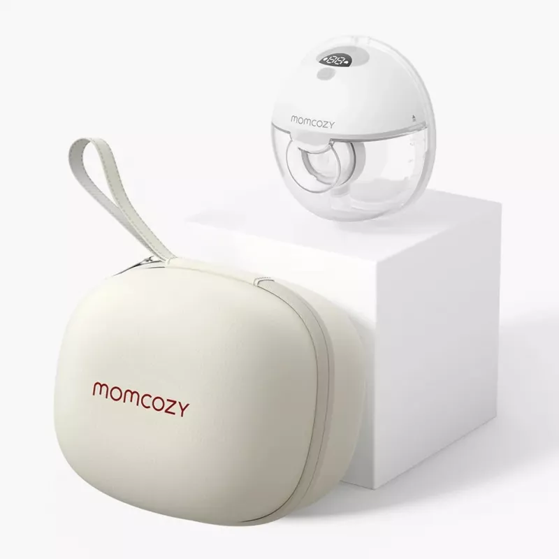 Bomba tira-leite Momcozy BP179-GR00BA-A 160 ml elétrica a pilhas, adaptador de corrente
