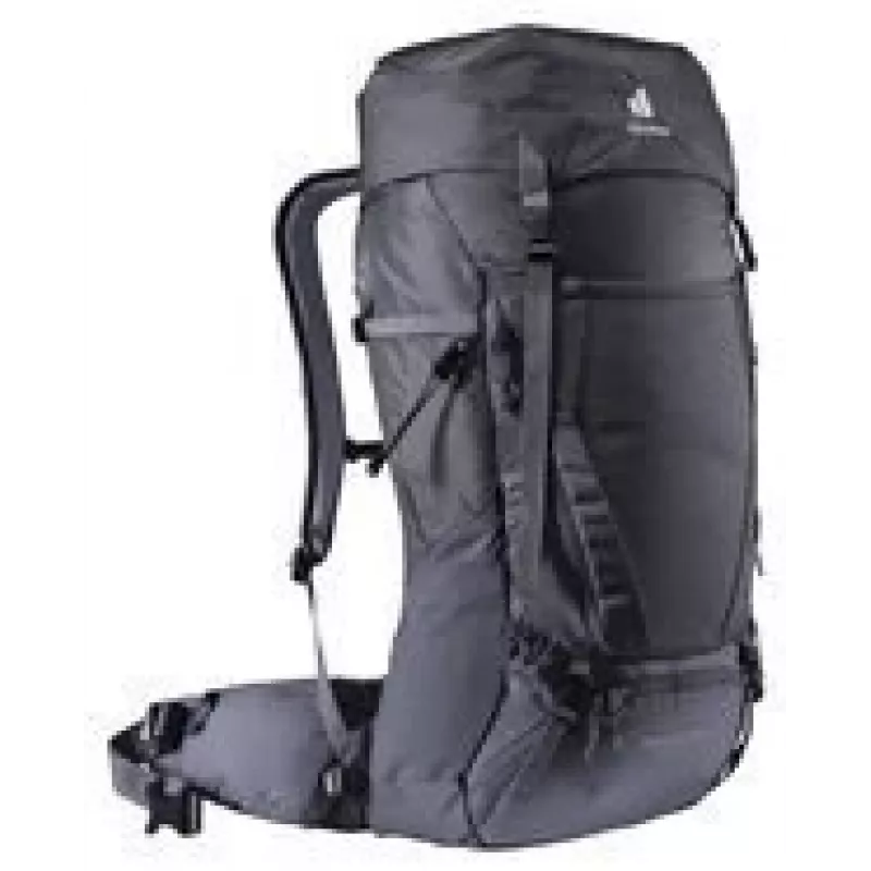 Mochila DEUTER Futura Air Trek 45 L — mochila de alpinismo unissexo, 45 L (expansível até 55 L), 2 kg, abertura superior, preto