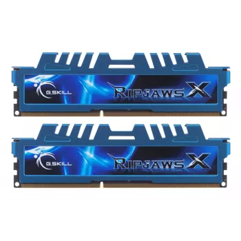 G.Skill 16GB Ripjaws X Dual Channel Memory Kit - azul (2x 8GB, DDR3 1600MHz, 1,5V, F3-1600C9D-16GXM, XMP Ready)