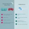 Massajador menstrual Beurer EM 50 Berry — dispositivo elétrico para alívio das dores menstruais