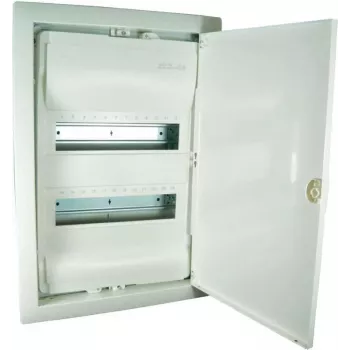 Quadro de distribuição embutido Hager Número de módulos = 24 Número de filas = 2 VH24NC (VH24NC)