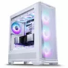 Caixa de PC PHANTEKS Eclipse G400A + refrigeração líquida AiO Glacier M25 Gen2 - branca