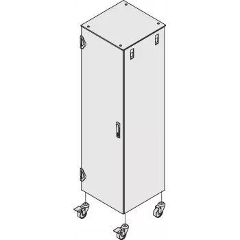 Schroff 23130077 Rodízios giratórios, 2 com travão, 400 kg