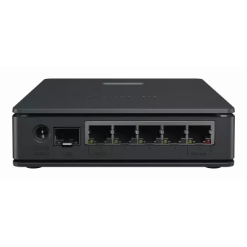 Router MikroTik hAP ax S — dual-band 2,4/5 GHz, 1800 Mbit/s, 5x Ethernet (incl. 2,5G), PoE, preto