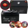 Acumulador Extralink AGM 12V 100Ah sem manutenção
