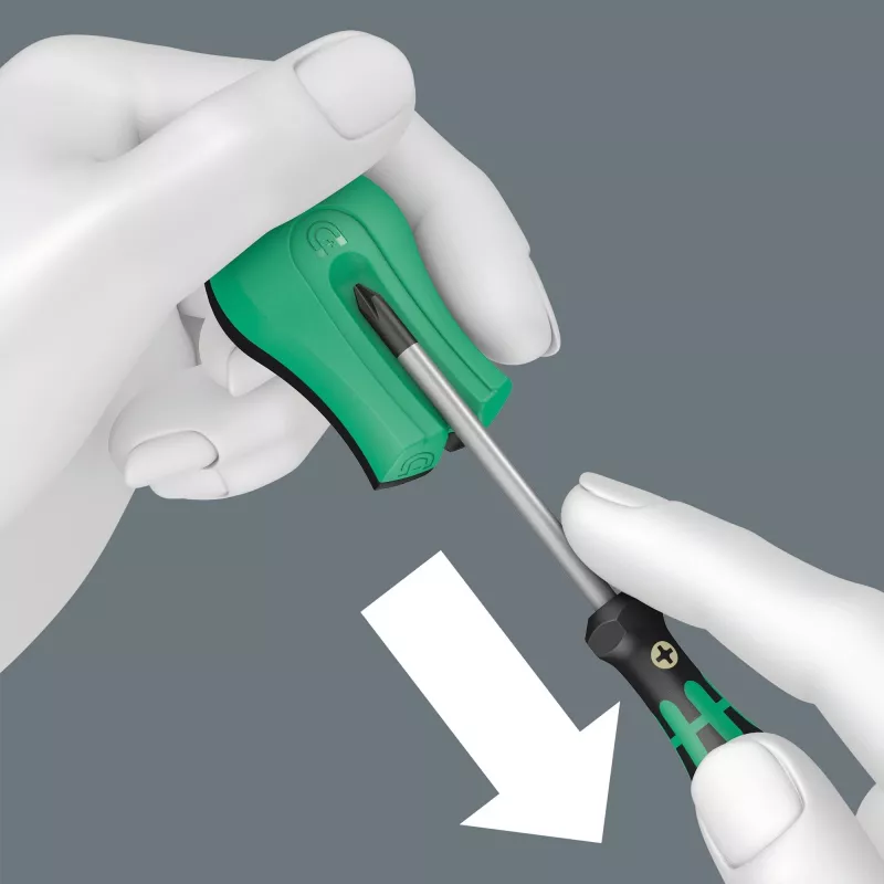 Magnetizador/desmagnetizador não elétrico Wera 05033404001 preto verde