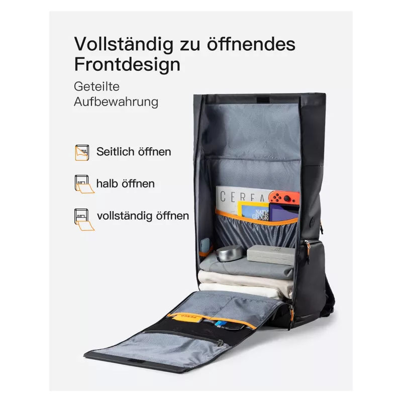 Mochila para portátil inateck 15,6 BP01009 preta 22-26,8 L