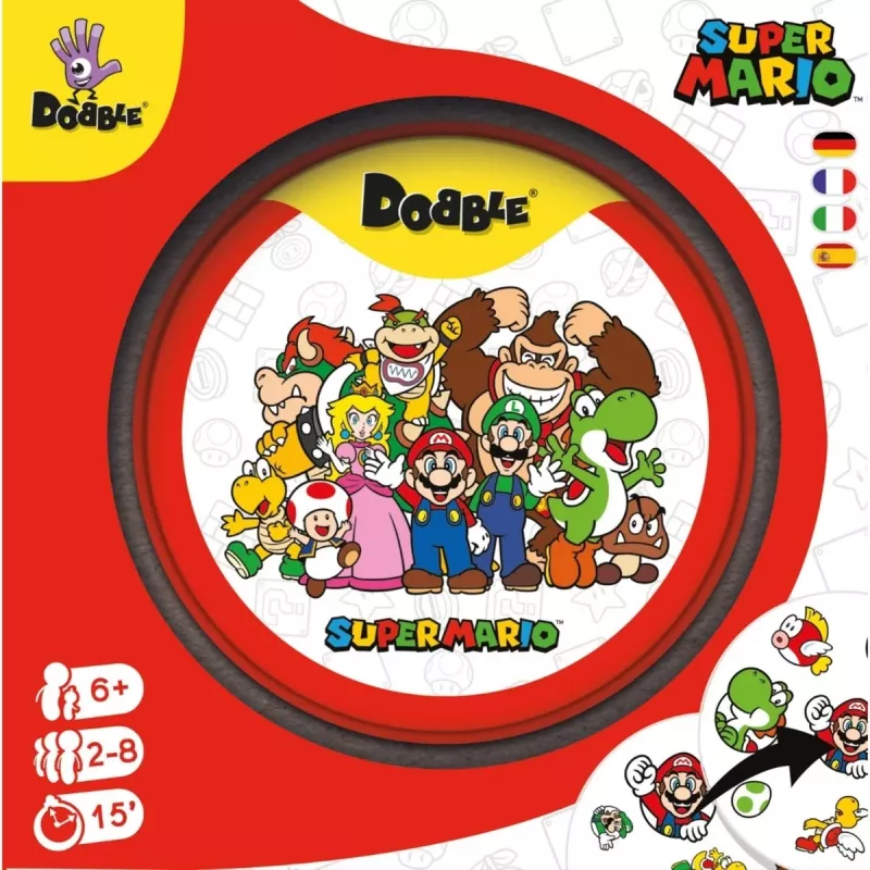Dobble Super Mario, jogo de cartas