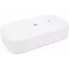 Manhattan Esterilizador de telefone UV, LEDs UV integrados para eliminar germes, vírus e bactérias, ciclo de limpeza rápido de 1 minuto ou 5 minutos, desligamento automático da luz UV ao abrir, branco, três anos de garantia