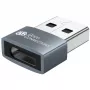 Adaptador Good Connections USB 2.0 macho A para USB-C fêmea caixa de alumínio cinzento (USB-AD203)