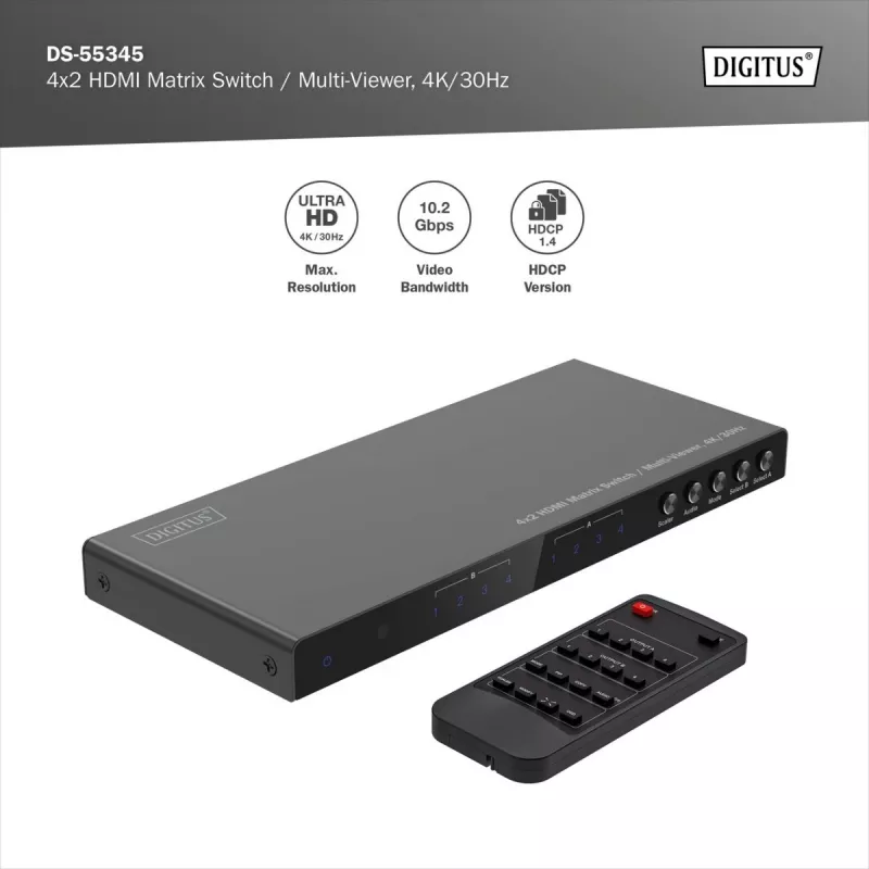 Comutador matriz HDMI DS-55345
