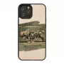 Capa para telemóvel Man and Wood para iPhone 12 / 12 Pro — motivo de touro branco