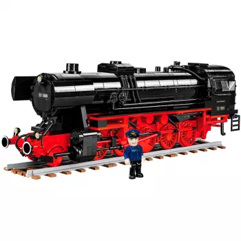 Locomotiva a vapor DR BR 52/TY2, brinquedo de construção escala 1:35