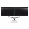 Braço ERGOTRON LX Dual Side-by-Side prateado alumínio polido