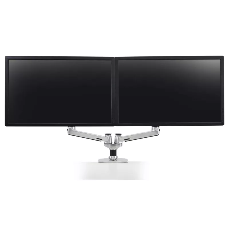 Braço ERGOTRON LX Dual Side-by-Side prateado alumínio polido