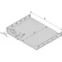 SCHROFF Placa de montagem para chapas de cobertura - Placa de montagem 28TE 220T (34563009)