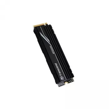 Unidade SSD Transcend 1 TB M.2 2280 PCIe Gen4x4 NVMe com DRAM e dissipador de calor metálico
