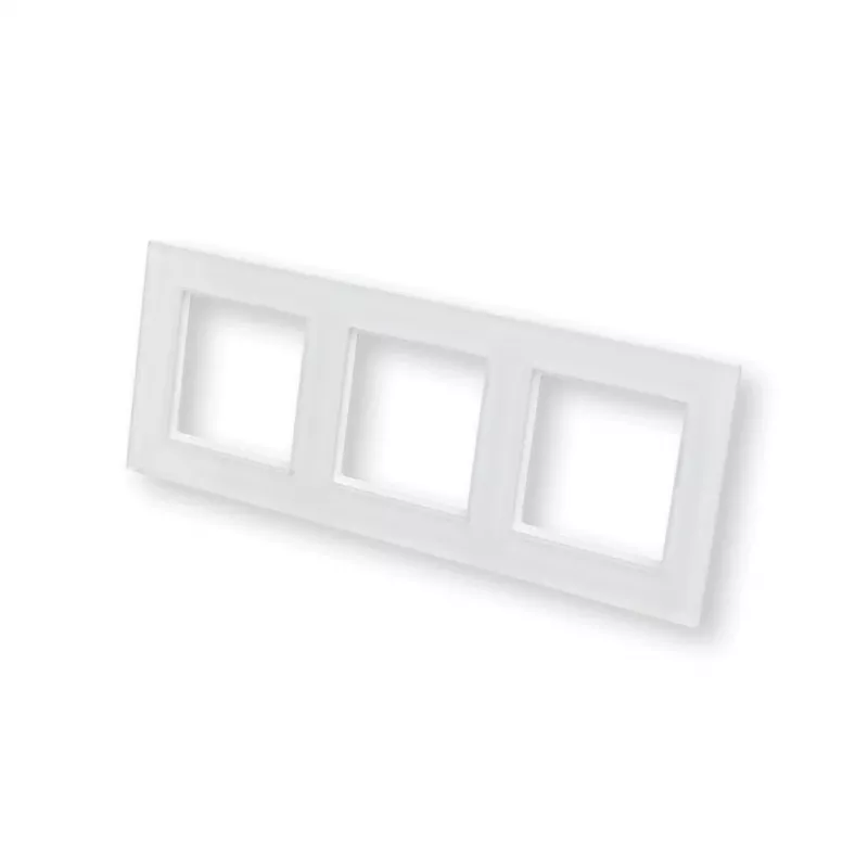 eQ-3 Homematic IP 162147A1 Moldura de vidro, tripla, branco