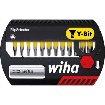 Conjunto de bits para chave de fendas Wiha FlipSelector Y 13 peças