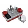 Lava-loiça de brinquedo com função de água e luz KLEIN modelo 7110 – acessório de cozinha de brincar para crianças