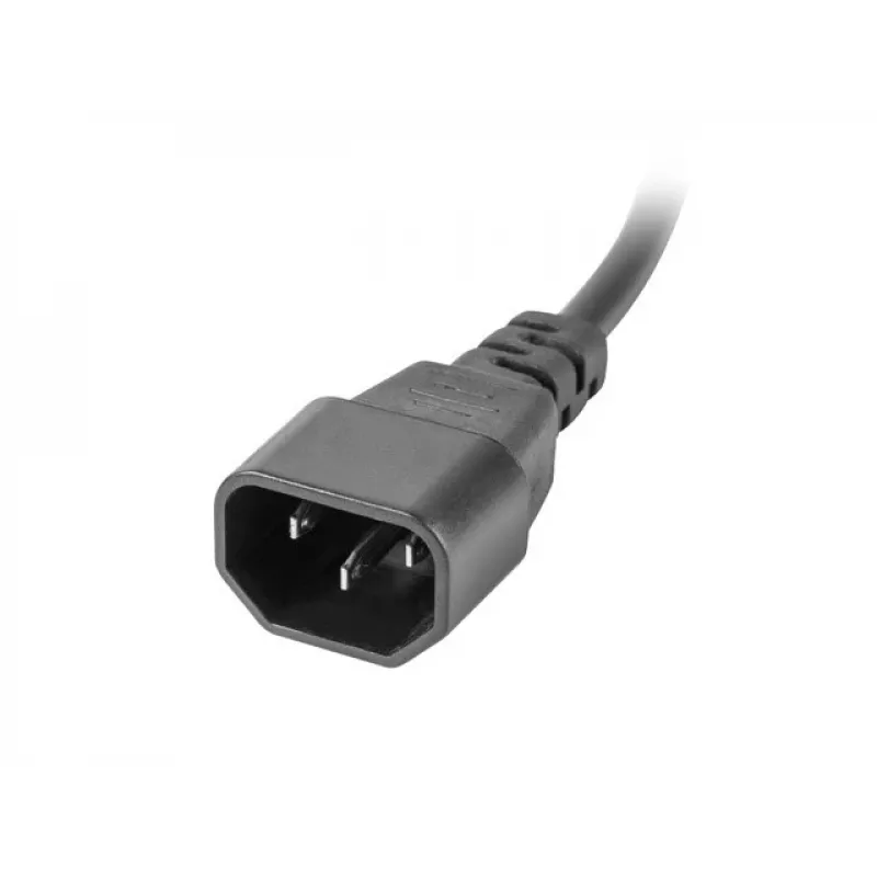 Lanberg | Unidade de distribuição de energia (PDU) 19 polegadas 1U 10A 2M 7x tomadas Schuko | PDU-07F-0200-IEC-BK