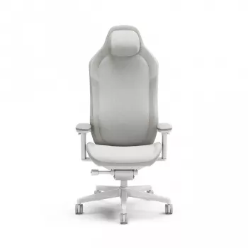 Cadeira gaming Fractal Design FD-CH-RE1F-02 Cadeira gaming para PC assento acolchoado branco