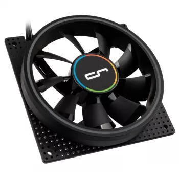 Ventoinha Cryorig Crona S 120 mm preta — 400–1700 RPM, 16,5–29,7 dB, 60.6 CFM, 2.65 mmH₂O