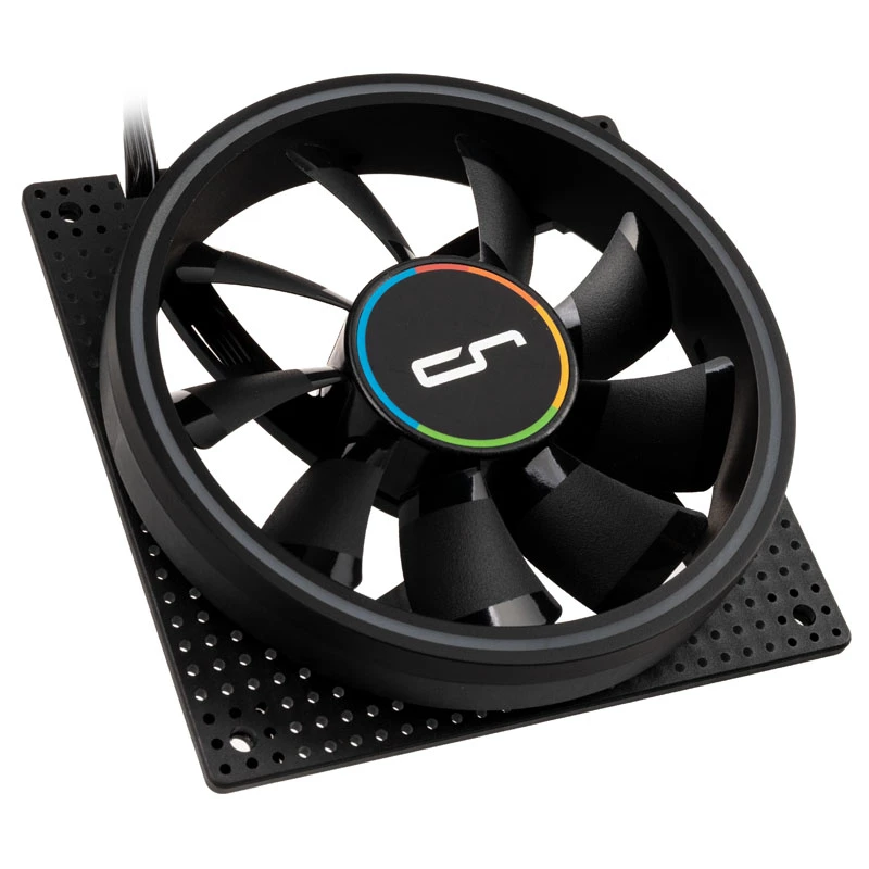 Cryorig Crona S CR-XRS1 ventoinha PWM, ARGB, 120 mm, preta
