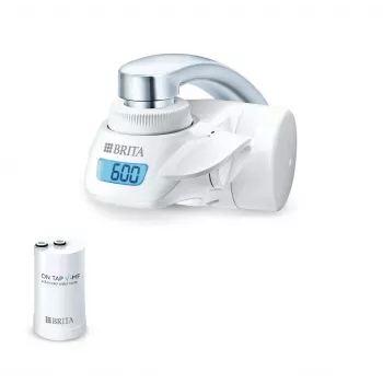 Filtro de água para torneira BRITA modelo 1.2023.0413, 3 modos, cartucho de 5 estágios, capacidade de 600 l, branco, 5 adaptadores de torneira