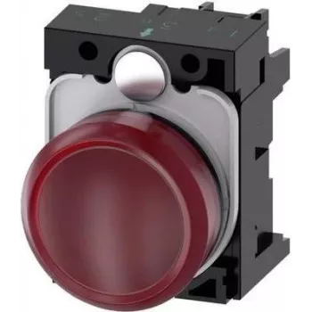 Siemens luz de sinalização plana vermelha 24 V/AC, 24 V/DC SIRIUS ACT 3SU1102-6AA20-1AA0 1 unid. (3SU1102-6AA20-1AA0)