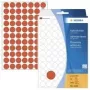 HERMA - Etiquetas de aderência permanente - Vermelho - 13 mm redondas 2464 etiqueta(s) (32 folhas x 77) (2232)