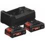 Bosch 2x EXBA18V-40+ GAL 12V/18V-80 1600A0373J bateria de ferramenta e carregador 18 V 4 (1600A0373J)