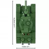 Conjunto de construção Cobi KV-2 Segunda Guerra Mundial 510 peças