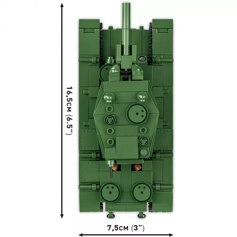 Conjunto de construção Cobi KV-2 Segunda Guerra Mundial 510 peças