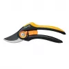 Tesoura de jardim de bypass Fiskars Plus SmartFit P541 preta, laranja