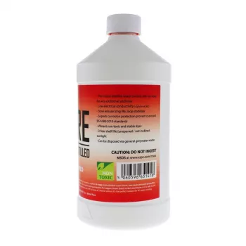 Refrigerante XSPC Pure Coolant 1 L (vermelho UV) para sistemas de refrigeração líquida de PC