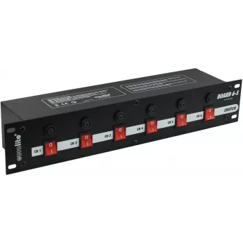Régua de tomadas EUROLITE Board 6-S com 6 tomadas – modelo EUROLITE 70008275