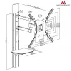 Suporte para TV Maclean MC-772 55