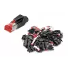 Ficha modular Hirose CAT 6 TM 21 Digitus 10 unid. ficha RJ-45 preta vermelha