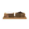 Conjunto de saleiro e pimenteiro Salter Toronto BW127821EU7 — moinhos de cerâmica manuais, formato compacto pinch pot