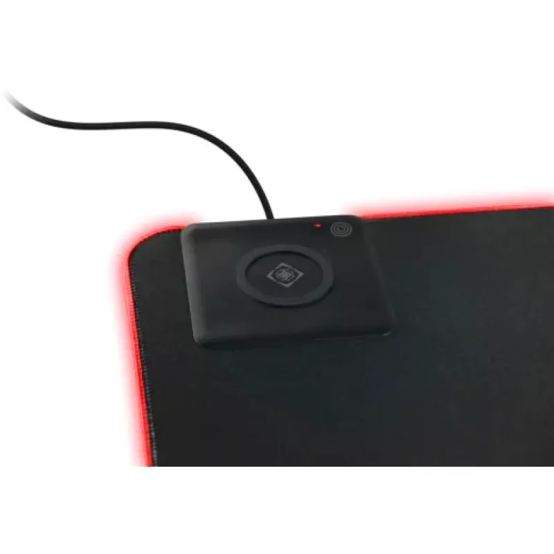 Deltaco GAM-092 - Preto - Monocromático - Neoprene - USB - Tapete de rato gaming
