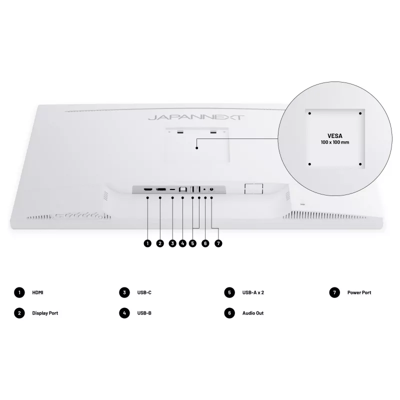 Monitor JapanNext 4K UHD 68,6 cm (27