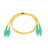 Cabo de patch Extralink SC/APC-SC/APC, monomodo, duplex, G657A, 3mm, 2m