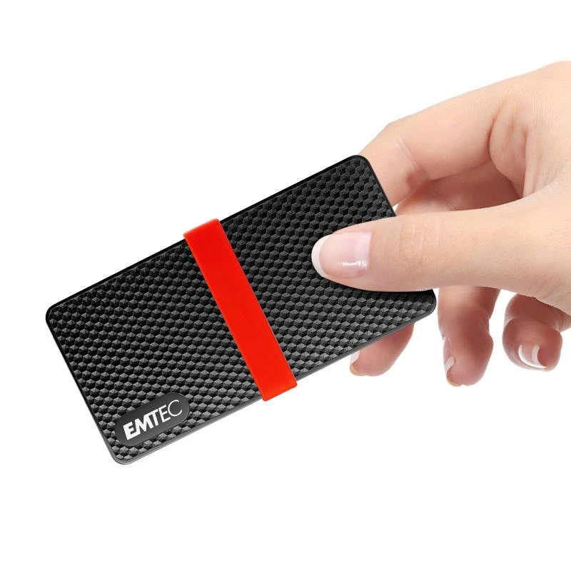 SSD EMTEC Power Plus X200 - SSD - 128 GB - externo (portátil) - USB 3.1 Gen 1 (conector USB-C) (ECSSD128GX200)
